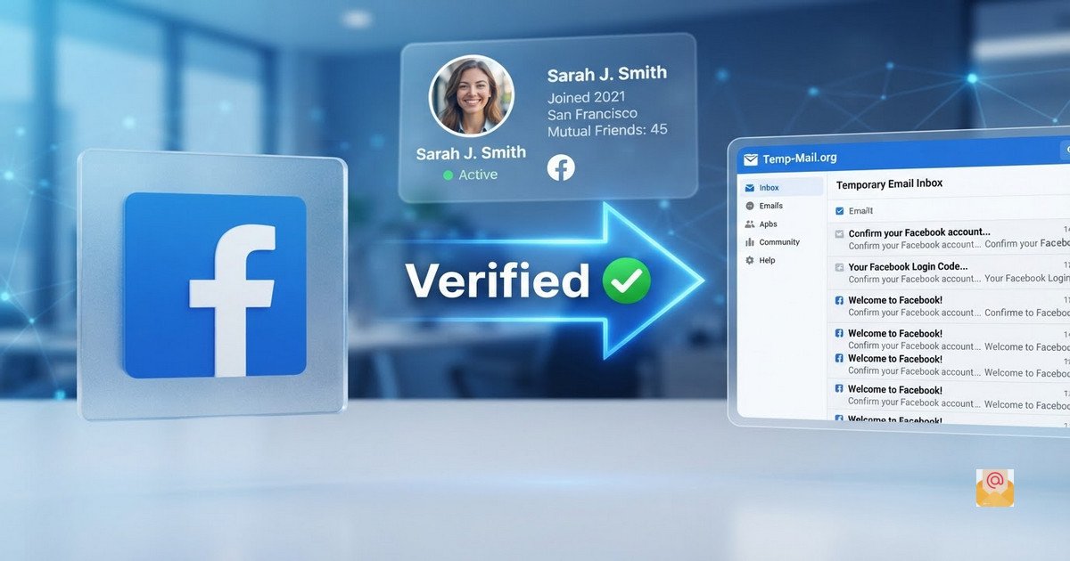 Temp Mail for Facebook Verification - Free Instant Email