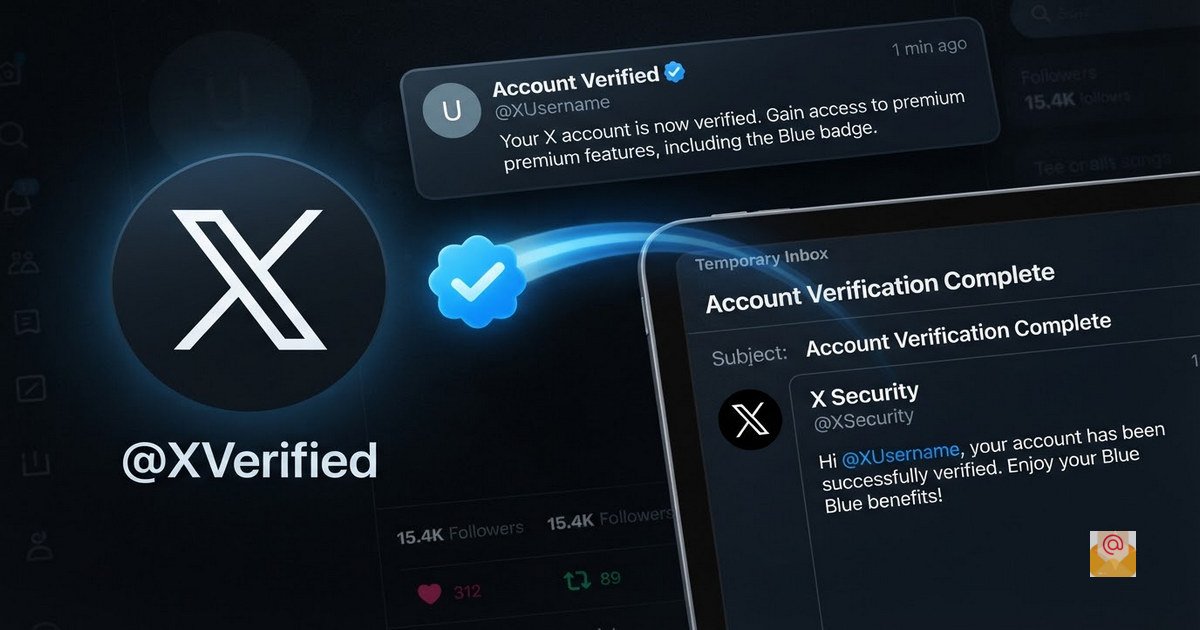 Temp Mail for Twitter Verification - Free Instant Email